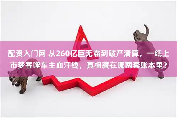 配资入门网 从260亿巨无霸到破产清算，一纸上市梦吞噬车主血汗钱，真相藏在哪两套账本里？